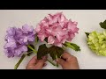 Ribbon's Delicate hydrangea/ Hortensia delicada de cintas/ Нежная гортензия из лент