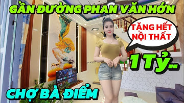 CĂN NÀY QUÁ ĐẸP Ở SƯỚNG: Nhà 1 lầu 💥Gần đường Phan Văn Hớn, chợ Bà Điểm #nhahocmon