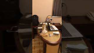 My Laptop ,Bag,Pen and food in my five star rated hotel in Ningbo,China it’s my ‘Product Audit’ trip