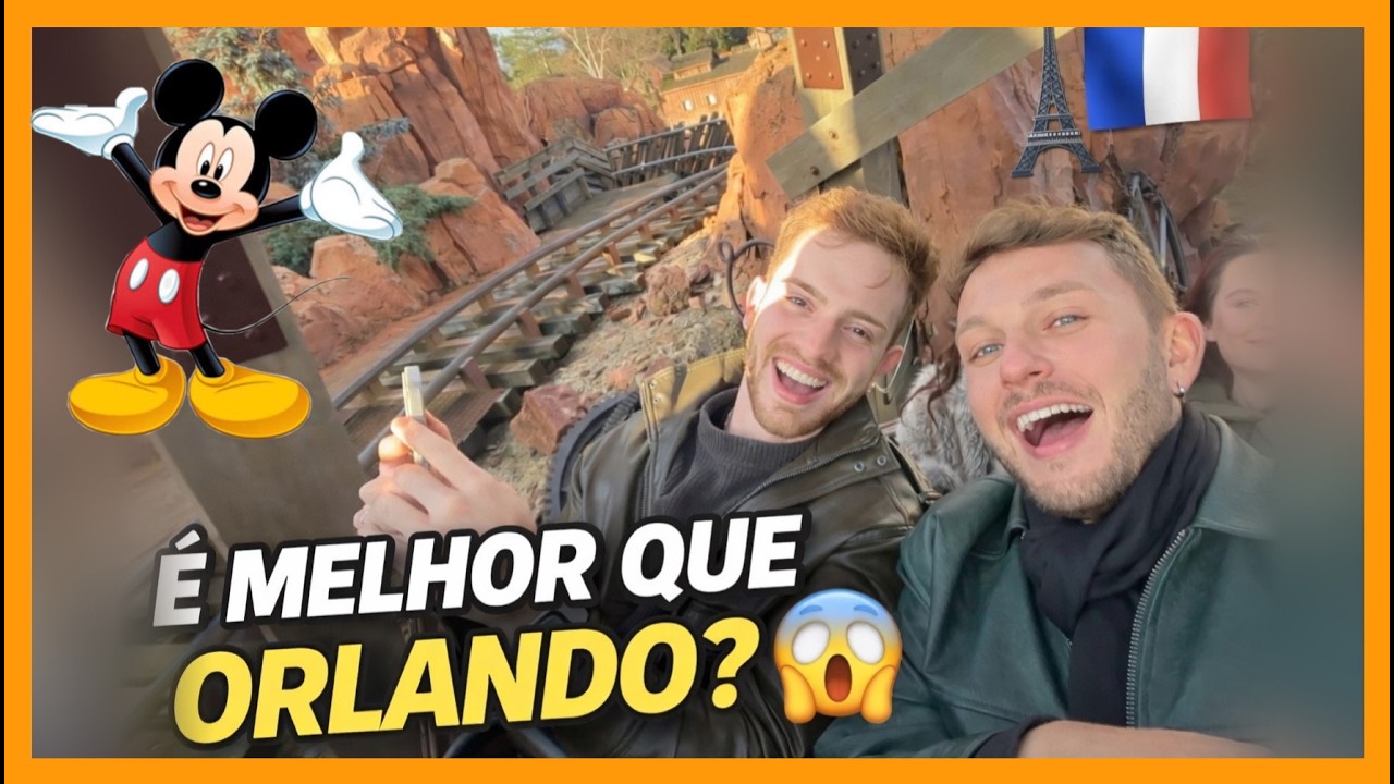 DISNEY DE PARIS: Fomos nos 2 parques em 1 dia… Vale a pena MESMO? 🇫🇷🎢 | Henrique Buttler