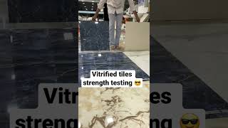 Vitrified Tiles Strength Testing