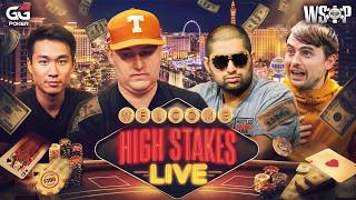 Martin Kabrhel, Texas Mike, Santhosh, Rampage, Nik Airball & Ace! $1K/1K/2K! WSOP HIGH STAKES LIVE! screenshot 1
