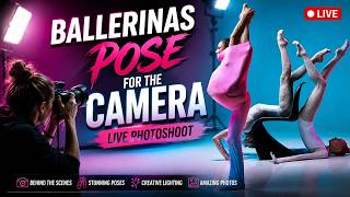 Ballerinas Pose for the Camera 🩰📸 | A Live Ballet Photoshoot
