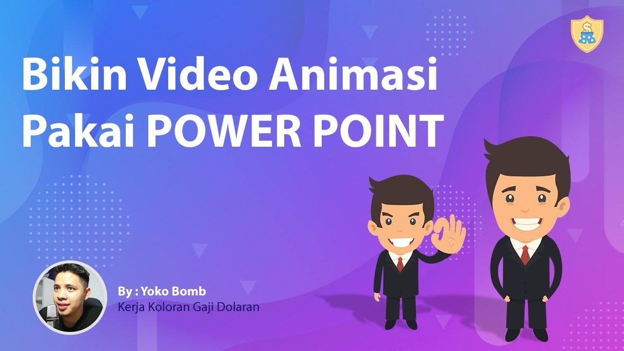 Cara mudah membuat video animasi  menggunakan Power Point  