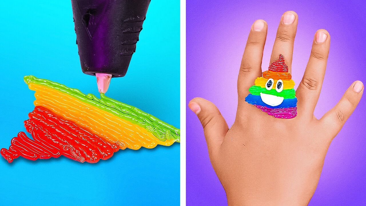 Cute Crafts You Can Make With 3D Pen And Glue Gun - YouTube