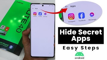 How to Hide Apps In Infinix Note 40 | App Hide Settings