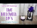 Useful DIY Challenge: Festive Lights Themed Halloween Lantern w/ Lightened Tree - October [2020]