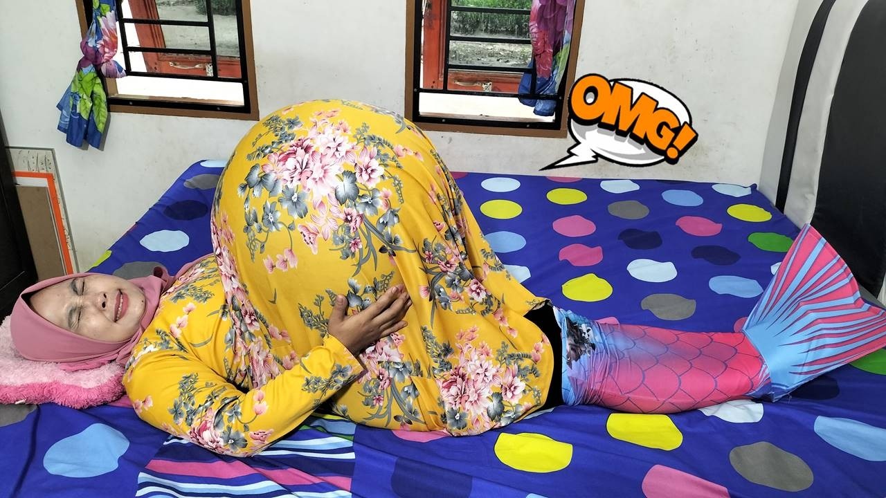 Drama Lucu 😂😍 Ibu Hamil Melahirkan Di Tempat Tidur Jadi Duyung