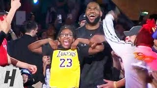 Team LeBron 2019 NBA All Star Practice Introductions   February 16, 2019