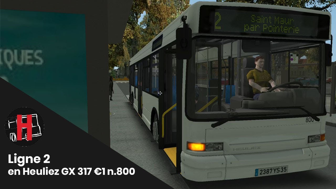 Omsi 2 : Horizon 16 Ligne 2 en Heuliez Bus GX 317 €1 n.800