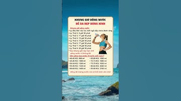 Khung giờ uống nước để da đẹp dáng xinh. #xuhuong #ooabeautyofficial #reviewlamdep #shorts