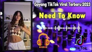 Need To Know pitched down dance created by xxtristanxo TikTok Viral 2023