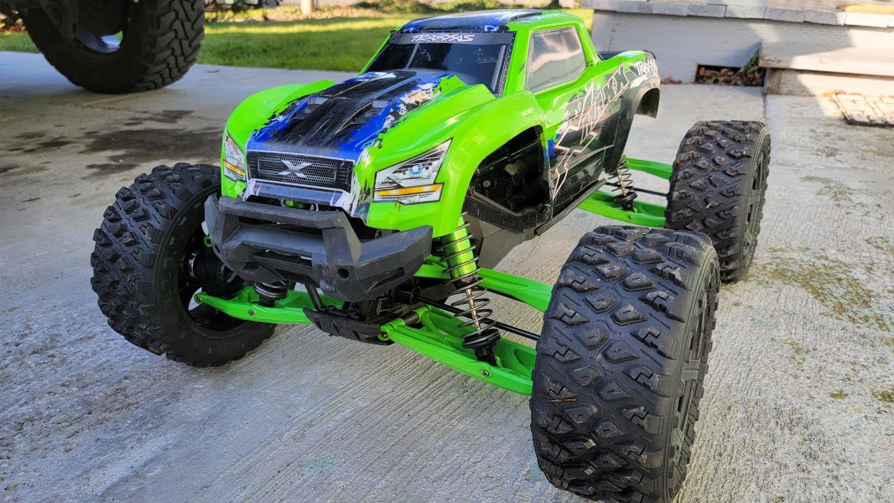 Xmaxx M2C motor mount with the new Vitavon 1.5 gears and gear cover