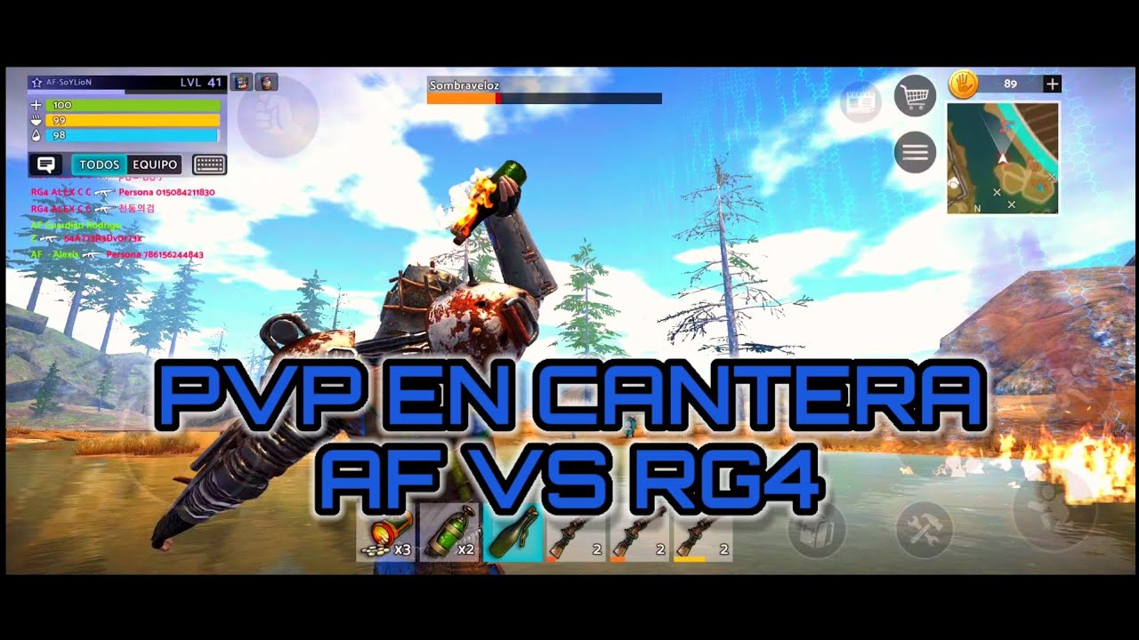 PVP EN CANTERA (AF VS RG4) TOMORROW SURVIVAL EN ESPAÑOL