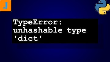 TypeError: unhashable type 
