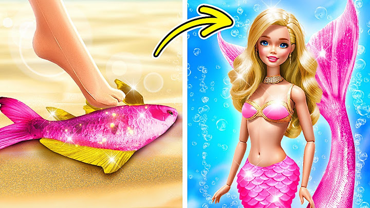 Stunning Transformation! From Doll  To Mermaid Makeover 🧜‍♀️ Easy DIY Ideas by Imagine PlayWorld