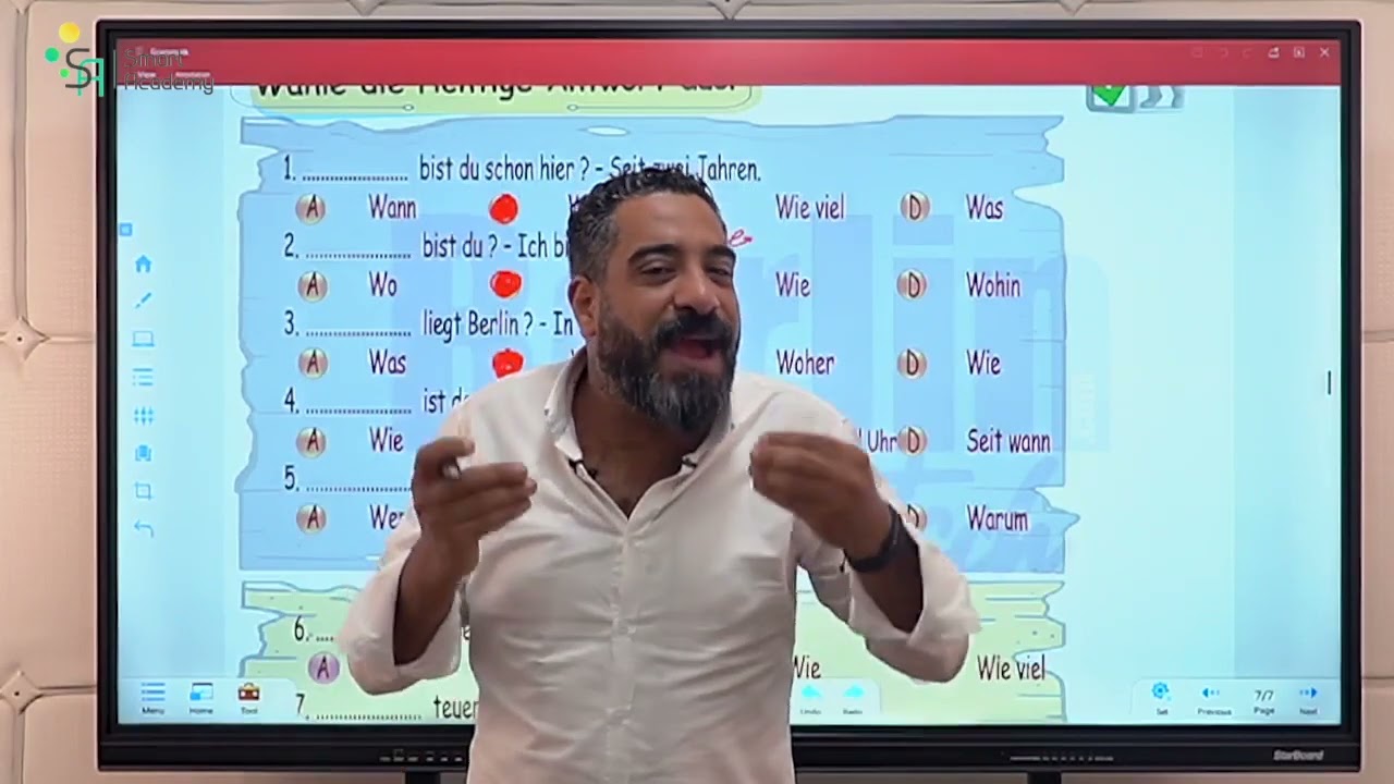 ( Frage mit Fragewor - Frage mit Verb ) Die Frage