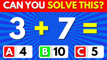 Can You Pass This Maths Quiz...? ➕✖️✅ | Easy, Medium, Hard, Impossible