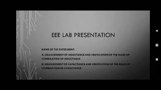 EEE Lab Presentation