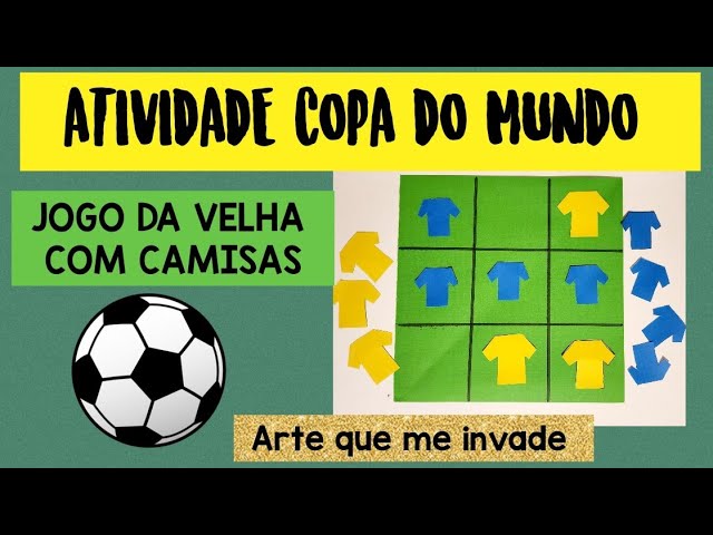 Dia das Crianças - 😍 Jogo da Velha - Atividade de Artes -  #explicandoumpoucomais 