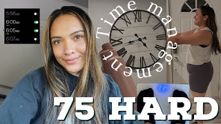 75 HARD WEEKLY VLOG| WEIGH IN| TIME MANAGEMENT TIPS