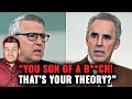 Jordan peterson gets pissed off and swears at a woke professor