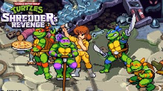 Teenage Mutant Ninja Turtles: Shredder's Revenge PC Playthrough Arcade Online Co-op screenshot 3