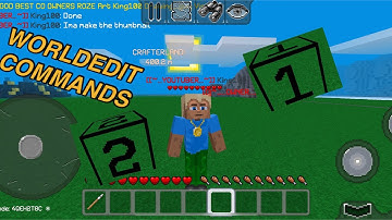 🌟MULTICRAFT: How To Use Worldedit Commands?