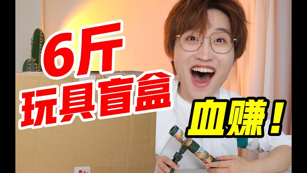 血赚！6斤玩具盲盒也太好玩了！【网不红萌叔Joey】
