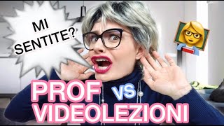 TIPOLOGIE DI PROF DURANTE LE VIDEOLEZIONI 👩🏻‍🏫