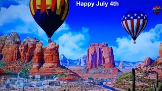 Zoom virtual background - Happy July 4th screenshot 3