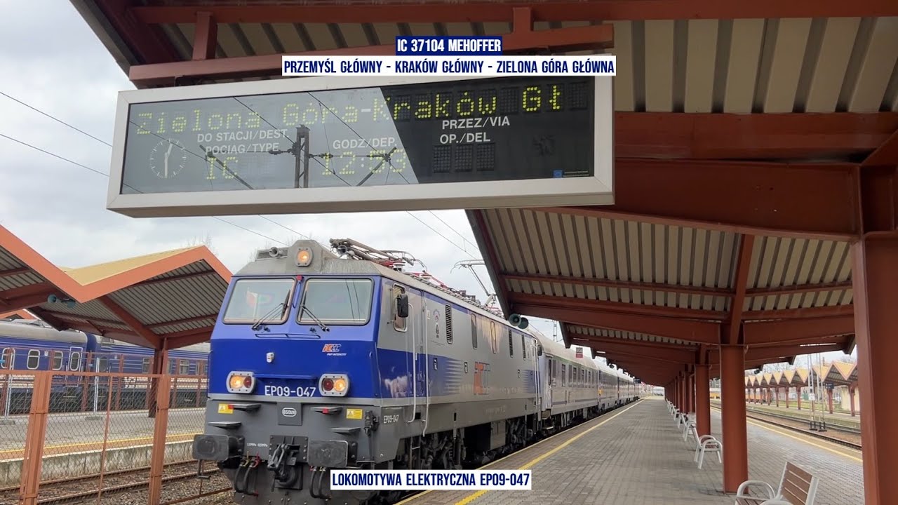 IC 37104 MEHOFFER Przemyśl Główny - Kraków Gł - Zielona Góra Główna Tanie Kolejowanie okiem pasażera