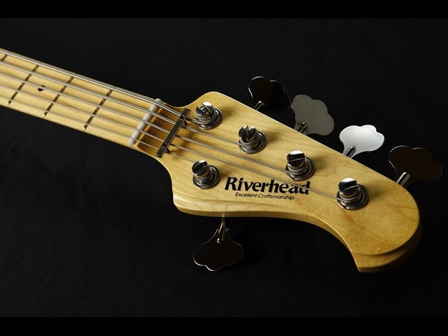 RIVER HEAD ギター Riverhead Bass Guitar (Quick Demo) - YouTube