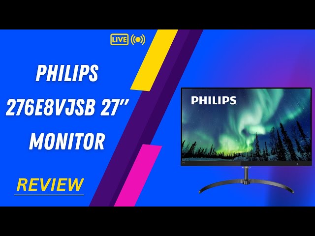 Philips 27インチ 4K IPS モニター 276E8VJSB Philips 276E8VJSB - PC Monitors