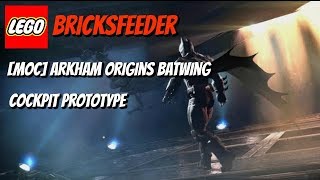 [MOC] Arkham Origins Batwing (Cockpit Prototype)
