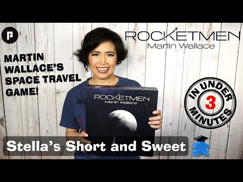 Rocketmen Board Game (Martin Wallace) - Stella's Short and Sweet. A Kickstarter Preview.