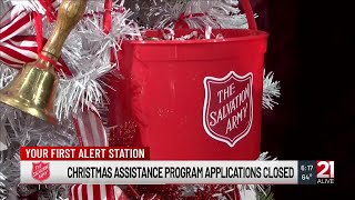 Application period for local Salvation Army’s Christmas assistance program ends early due to ‘hig...