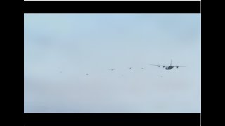 Largest C-130J formation flight on July 14, 2020