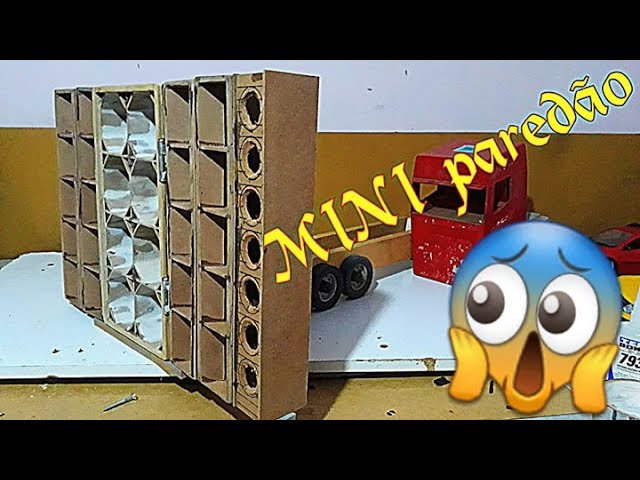 UMBOXING + TESTE DOS NOVOS MODELOS DE MINI PAREDÃO! MINI QUADRIWAY