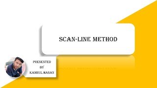 Computer Graphics -  Scan Line Method Bangla