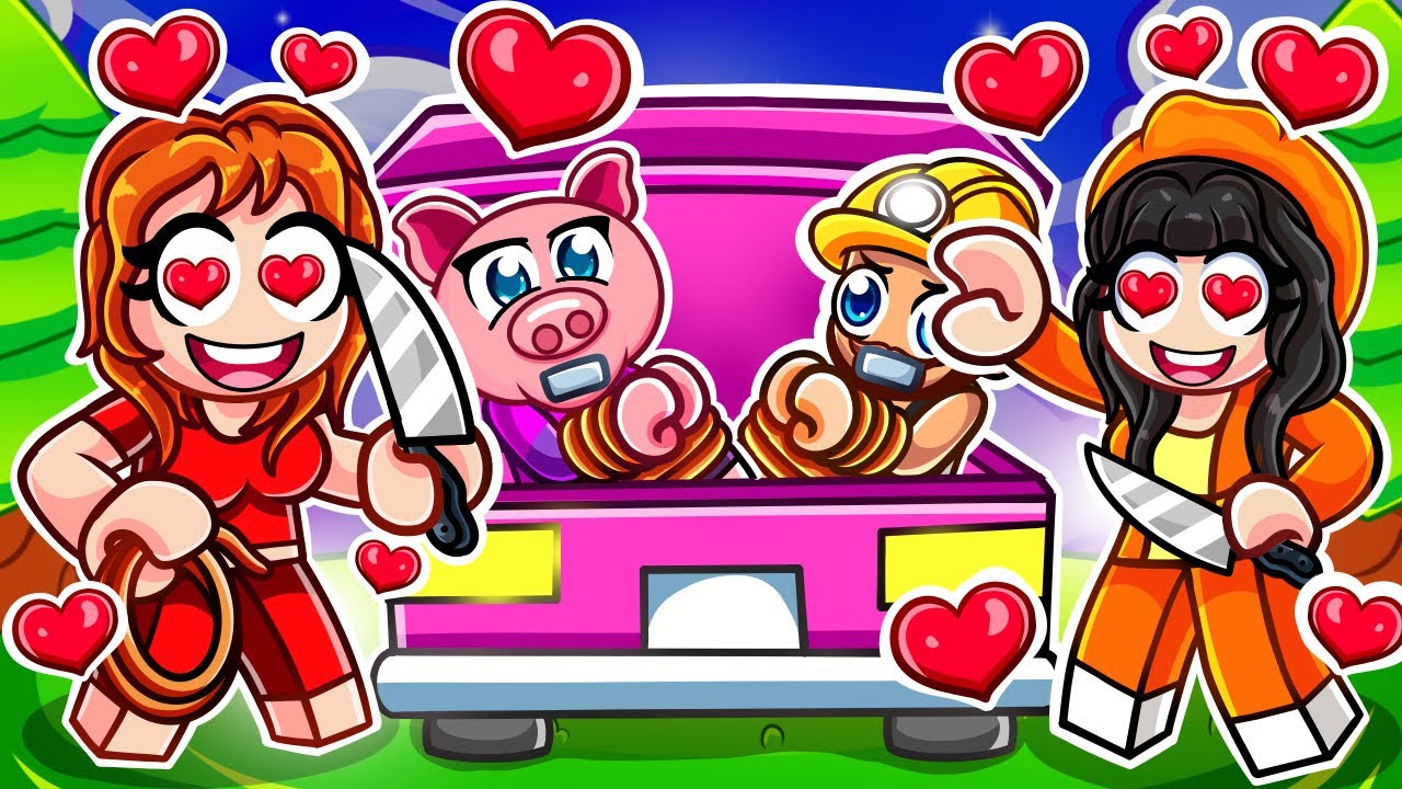 Šílené FANYNKY unesly BOUCHALA a HORNÍKA v Robloxu!