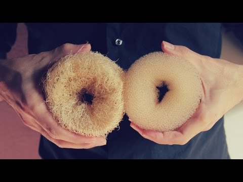 Como fazer um enchimento para coque rosca - Donut Hair - thptnganamst.edu.vn