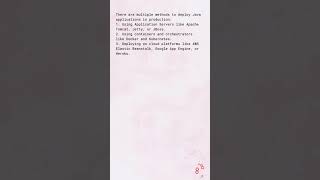 OS0627 deploying java applications 1