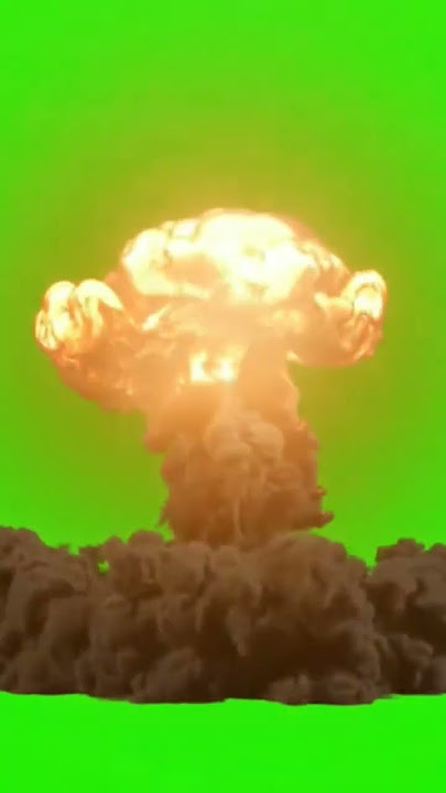 ledakan nuklir green screen #greenscreen #viral #memes