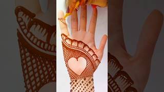 heart shape mehandi design henna simple shorts