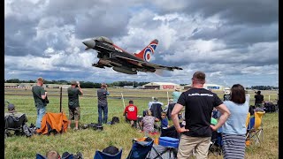 Blackjack Winner Steedman Display Wows!  The Crowds At Raf Fairford  Raf Typhoon Displays At  Riat