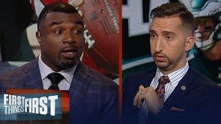 Brian Westbrook lays out expectations for Wentz, Eagles vs Falcons Sunday | NFL | FIRST THINGS FIRST