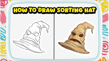 How to Draw the Sorting Hat from Harry Potter – Drawing Guide