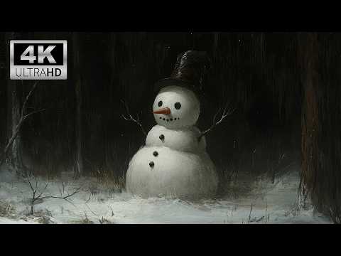 Dark and Moody Christmas TV Wall art - Christmas Screensaver 4K - Frame TV Art