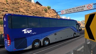 BUS Volvo 9800 TAP | Cruzando LA RUMOROSA rumbo a Tijuana, Baja California